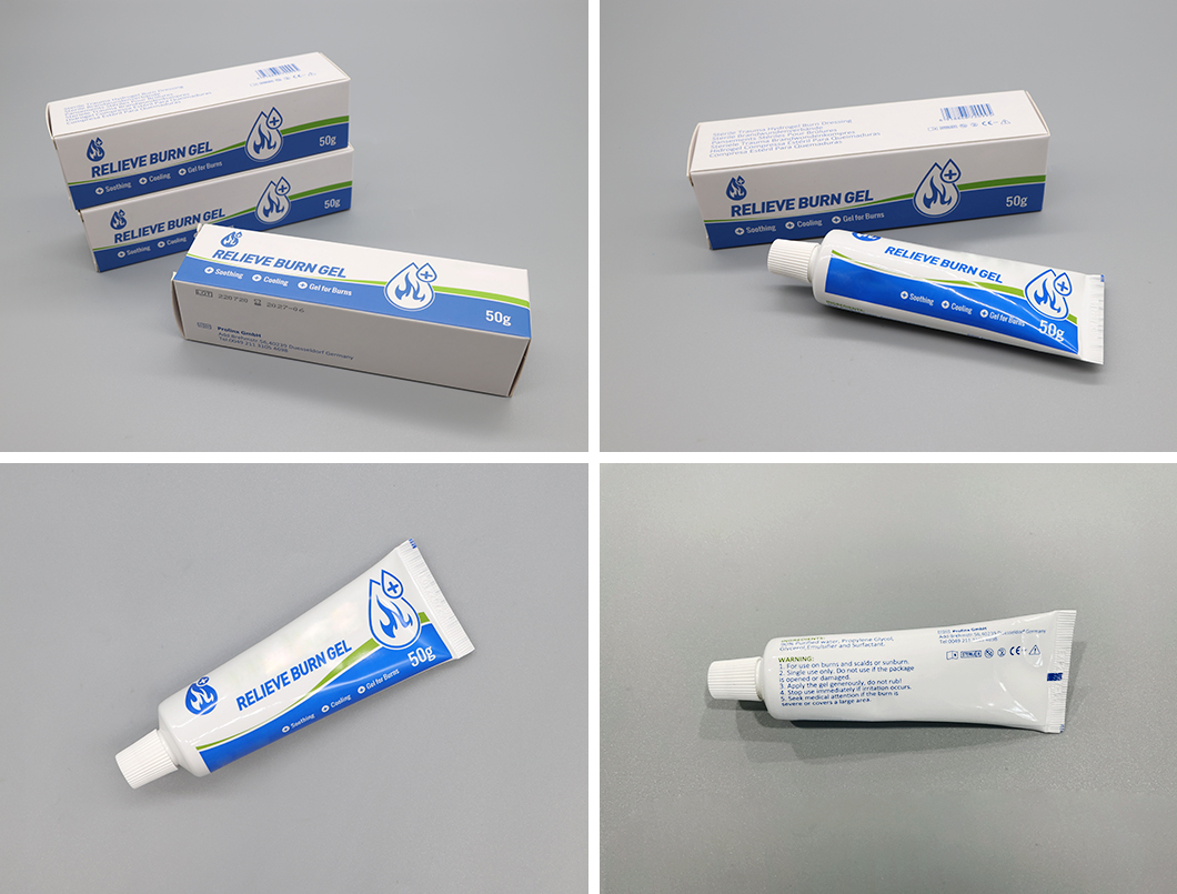 gel para aliviar quemaduras