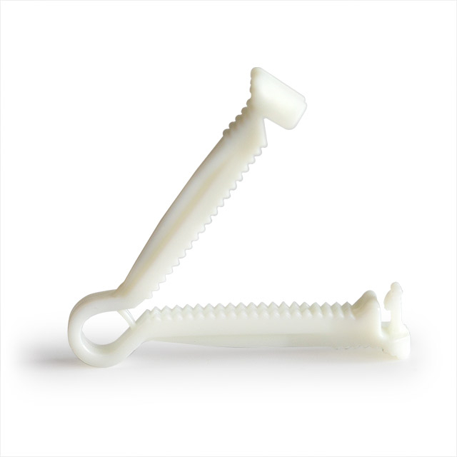 Abrazadera médica del cordón umbilical del solo clip / de los clips dobles para los bebés