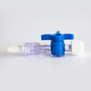Llave de paso de infusión de tres vías médica desechable 3 con tubo de extensión