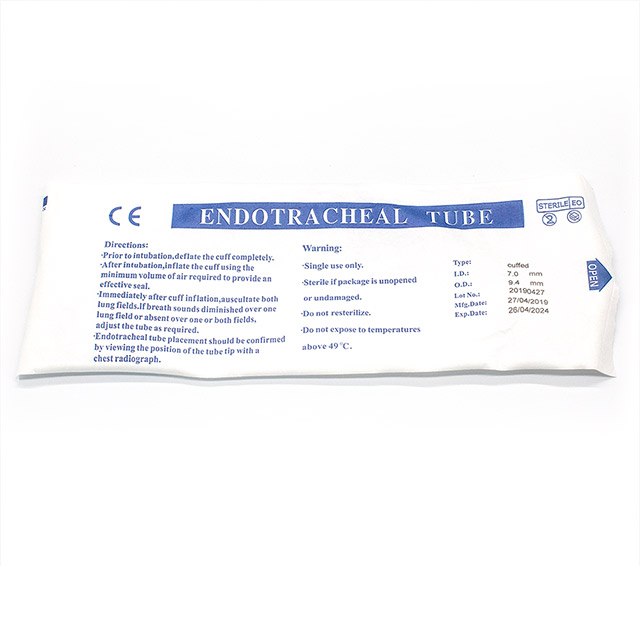 Tubo endotraqueal ET de PVC oral con manguito ET con todos los tamaños
