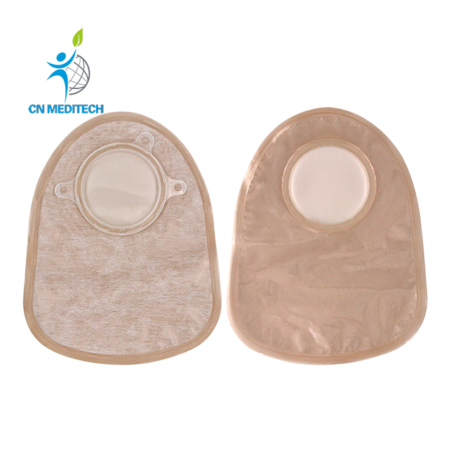 Bolsa de ostomía médica Bolsa de colostomía de dos piezas cerrada y drenable profesional 