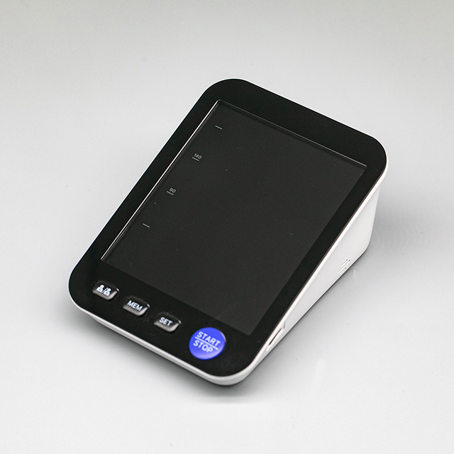 Monitor automático de presión arterial del brazo superior de la máquina del aparato BP del indicador digital LCD grande