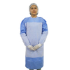 Bata quirúrgica reforzada desechable médica impermeable SMS