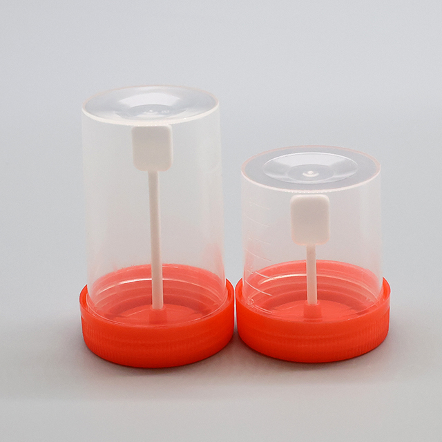 Taza plástica disponible de la colección de muestras del taburete de 30ml 40ml 60ml