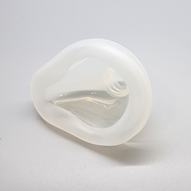 Mascarilla de respiración de anestesia transparente de silicona reutilizable médica