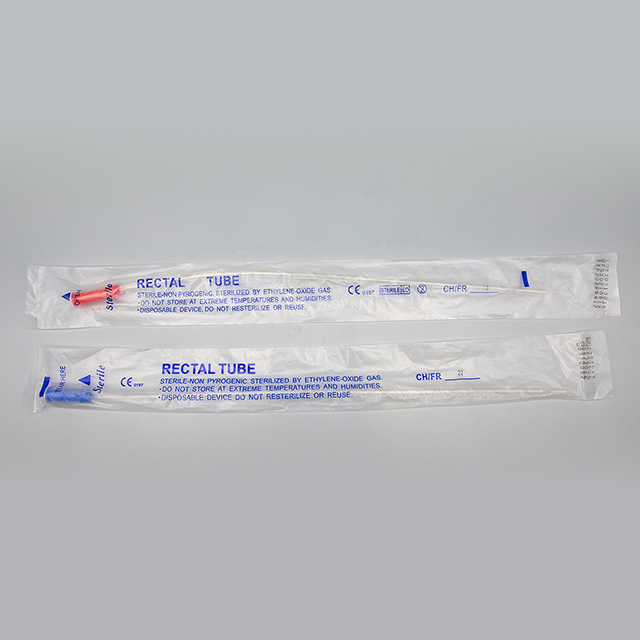 Tubo rectal de PVC desechable para gastroenterología médica