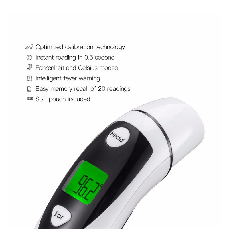 Term&oacute;metro de la frente del modo de 800 duales y del o&iacute;do (6)