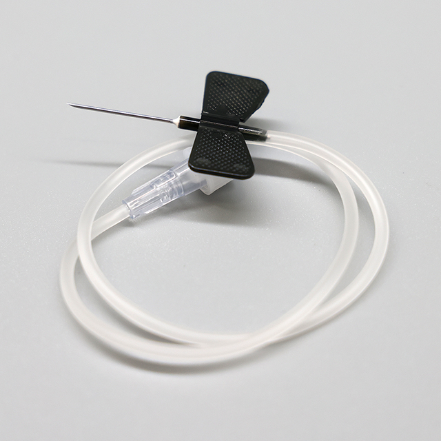 Juego de venas Luer Lock/luer Slip estériles médicas para el cuero cabelludo con aguja de mariposa