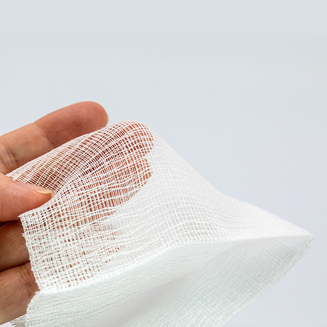 Hisopo de gasa de algodón estéril médico desechable