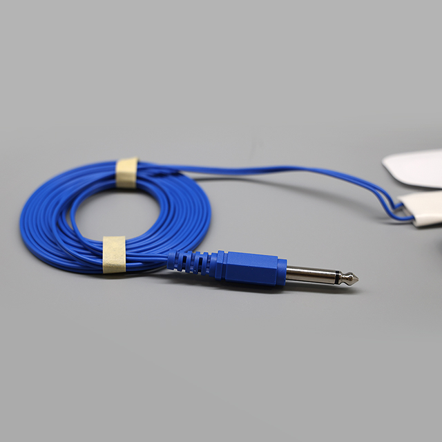 Almohadilla de puesta a tierra de placa de paciente Esu electroquirúrgica desechable con cable