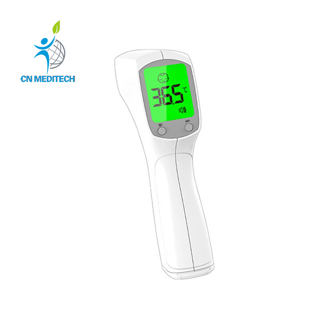 Pistola de medición de temperatura infrarroja del termómetro de frente de alta precisión