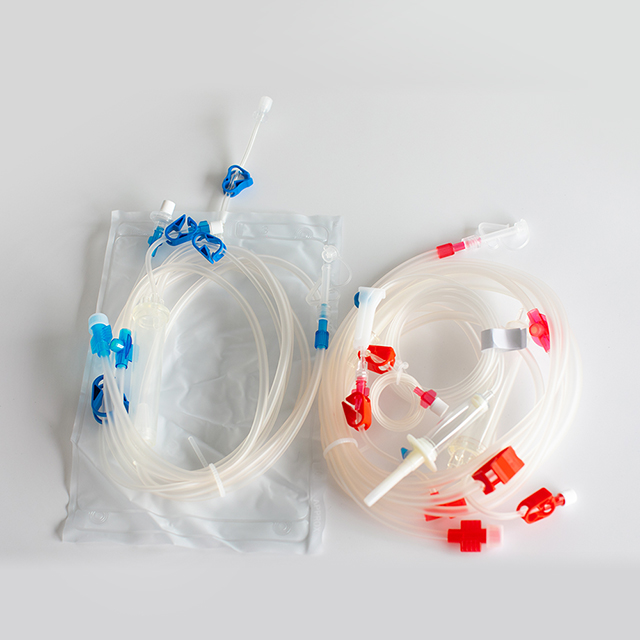  Juego de tubos de sangre desechables para hemodiálisis 