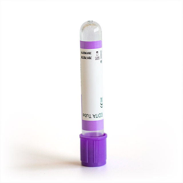 Tubo de extracción de sangre al vacío para prueba de muestra de sangre de laboratorio
