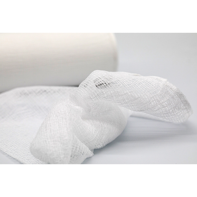 Rollo de gasa de algodón absorbente no estéril desechable