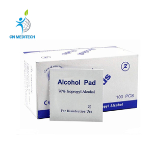 Toallitas desechables no tejidas estériles con hisopo con alcohol para inyecciones