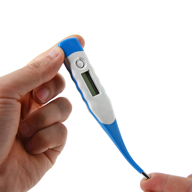 Termómetro digital de punta flexible de 60 segundos de grado médico para la fiebre