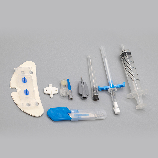 Línea de catéter PICC de silicona desechable Kit de catéter central insertado periférico Kit PICC