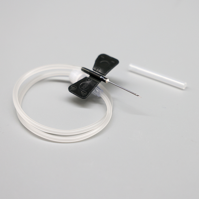 Juego de venas Luer Lock/luer Slip estériles médicas para el cuero cabelludo con aguja de mariposa