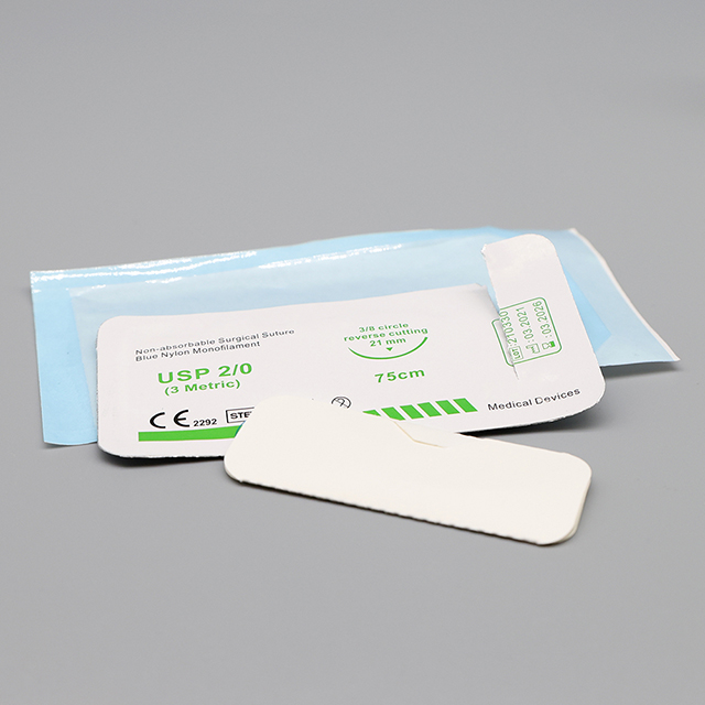  Sutura quirúrgica desechable Suturas de nailon (monofilamento) no absorbibles