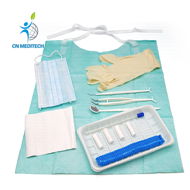 Kit de examen dental Kit de instrumentos dentales desechables