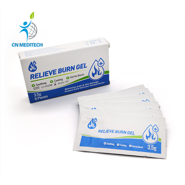 CNMEDITECH-Gel médico para el cuidado de quemaduras, 3,5g, alivia el enfriamiento, suaviza el Gel para quemar cicatrices