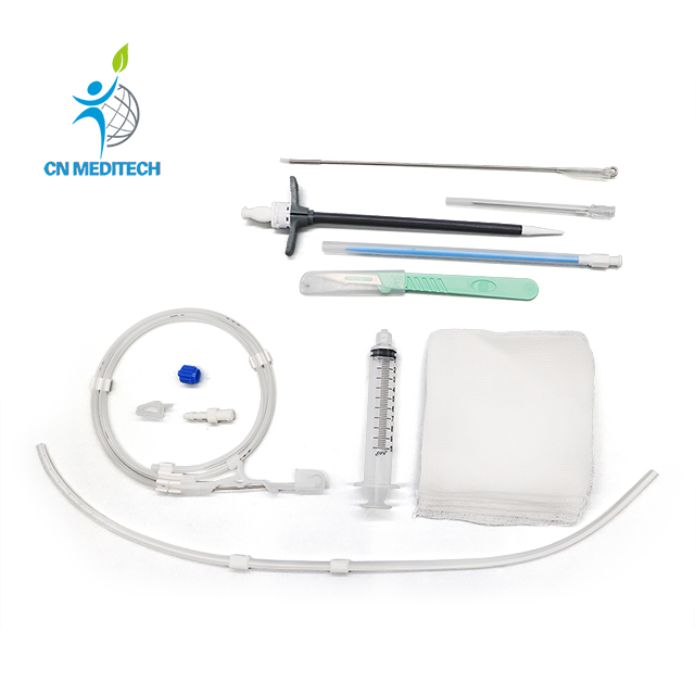 Kit de catéter de diálisis peritoneal con catéter PD para diálisis peritoneal médica