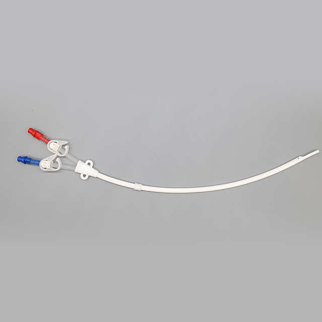 Equipo médico del catéter de la hemodiálisis del lumen del doble del equipo del catéter de la hemodiálisis a largo plazo