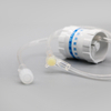 Regulador de flujo de dial IV de doble canal estéril médico con tubo de extensión