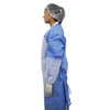 Bata quirúrgica reforzada desechable médica impermeable SMS