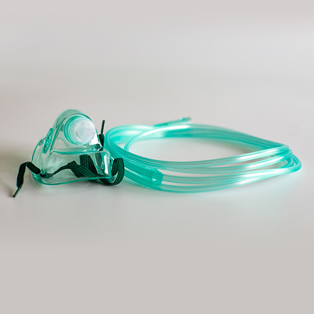 Máscara de oxígeno pediátrica de PVC para adultos desechables médicos