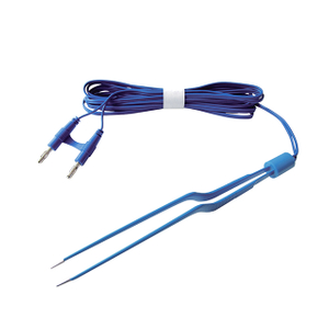 Pinzas bipolares desechables con pinzas para tejidos electroquirúrgicos con cable