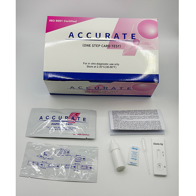 Kit de prueba rápida del antígeno del Ébola