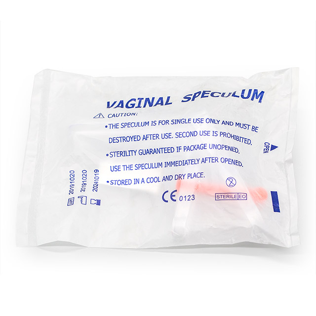 Espéculo vaginal de plástico estéril desechable para examen vaginal