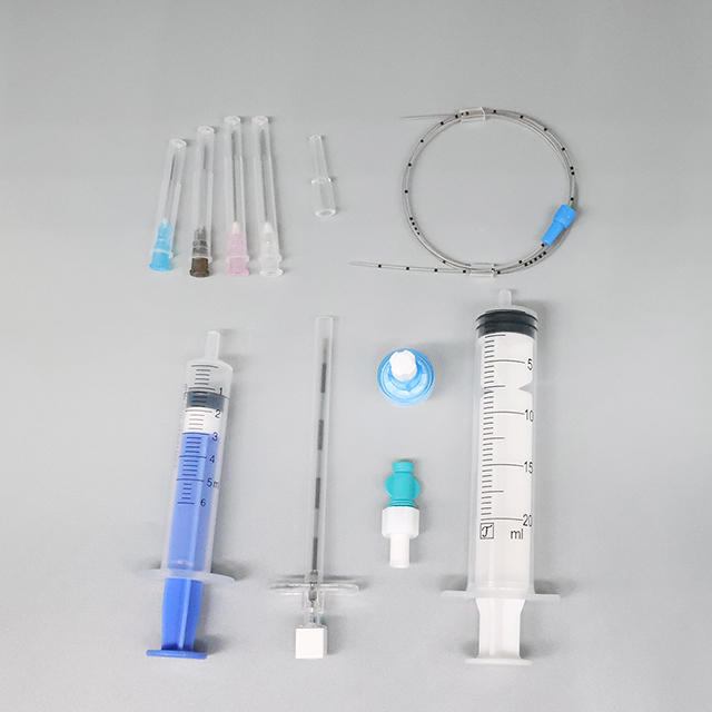 Kit combinado desechable Kit de anestesia epidural estéril