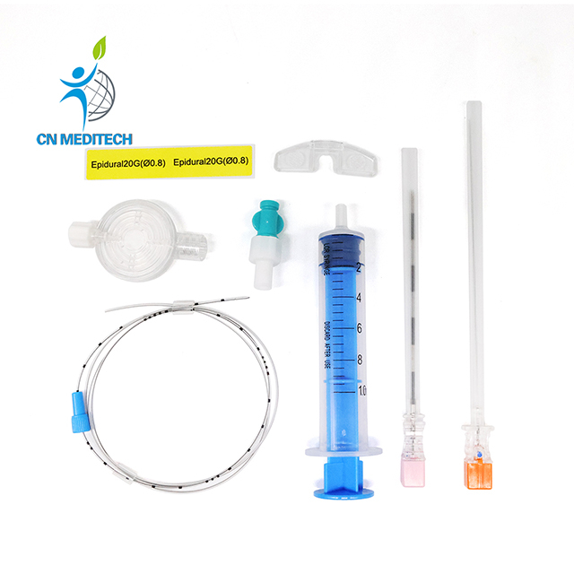 Kit de anestesia epidural espinal combinado desechable médico 