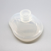 Mascarilla de respiración de anestesia transparente de silicona reutilizable médica