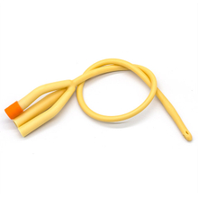 Catéter urinario de Foley de látex natural médico de 2 vías / 3 vías con revestimiento de silicona