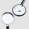 Estetoscopio de cabeza única con anillo antihielo para uso infantil