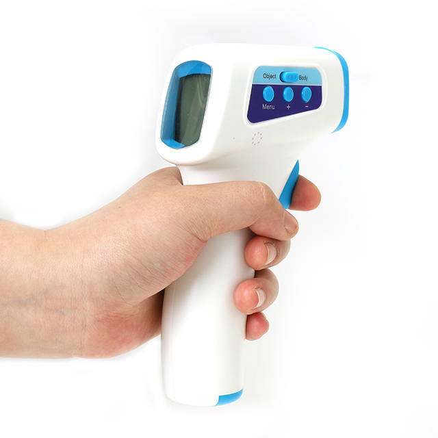 Termómetro infrarrojo digital electrónico sin contacto aprobado por la CE para la fiebre