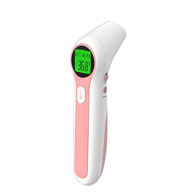 Termómetro inalámbrico Bluetooth de modo dual para la frente y el oído con alarma de fiebre