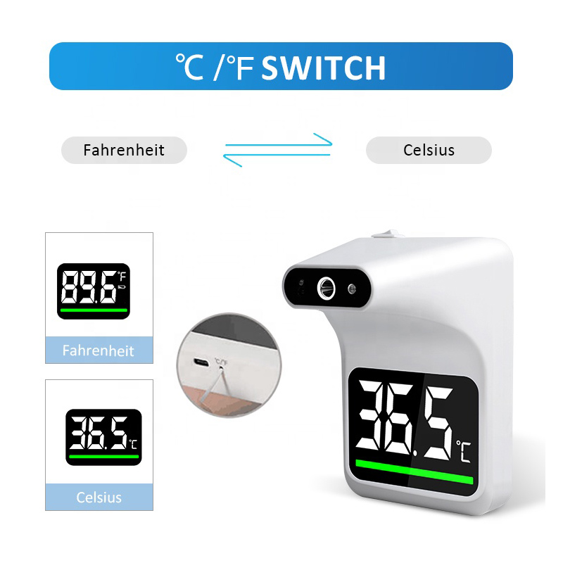 Term&oacute;metro montado en la pared 800