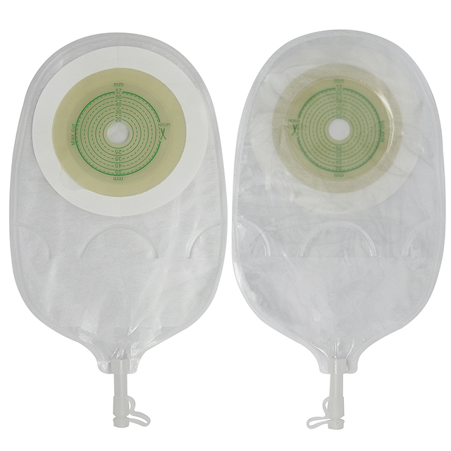 Bolsa drenable médica desechable, bolsa de urostomía de una pieza para ostomía