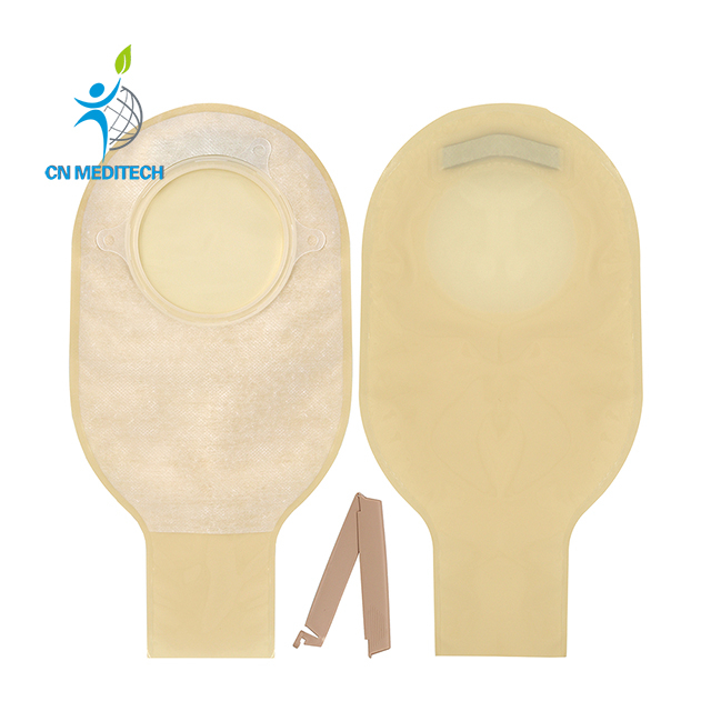 Bolsa de ostomía médica Bolsa de colostomía de dos piezas cerrada y drenable profesional 