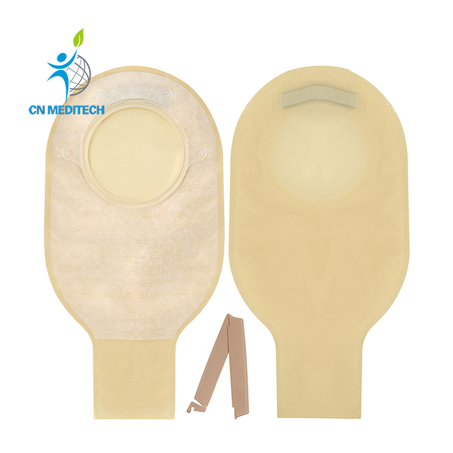 Bolsa de ostomía médica Bolsa de colostomía de dos piezas cerrada y drenable profesional 