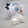 Resucitador manual del silicón líquido sólido de la válvula del resucitador médico de la emergencia del bolso de Ambu del hospital