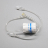 Regulador de flujo de dial IV de doble canal estéril médico con tubo de extensión