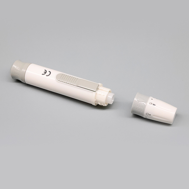 Dispositivo de punción eyectable para uso médico, pluma de extracción de sangre