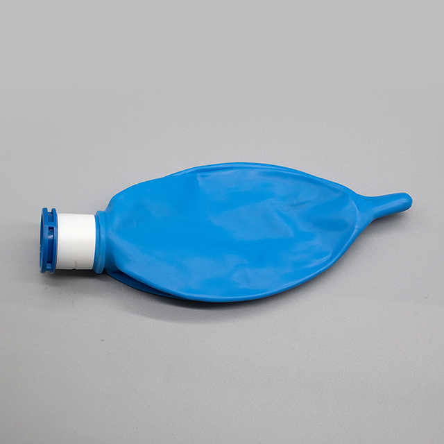Bolsa de respiración azul de látex desechable 0.5L/1L/2L/3L para uso médico