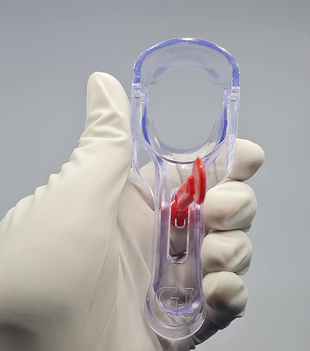Espéculo vaginal de plástico estéril desechable para examen vaginal