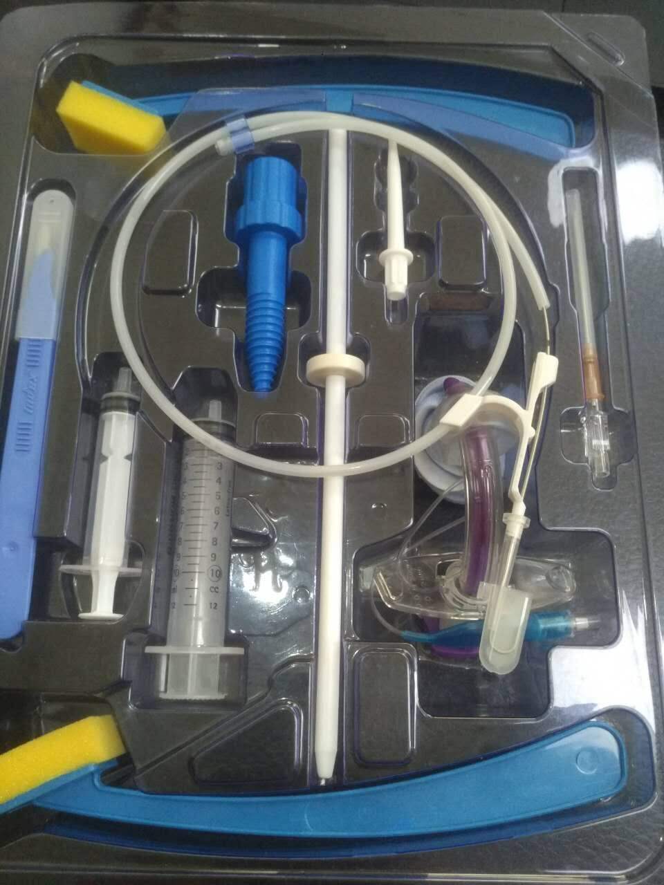 Kit de traqueotomía estéril desechable para operación de traqueotomía clínica